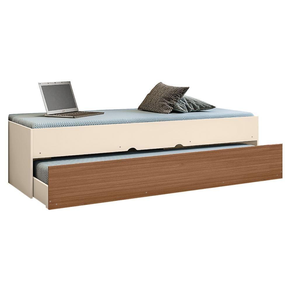 Quarto Infantil Modulado 4 Portas Com Bicama Chiara Off White-carvalho - Phoenix