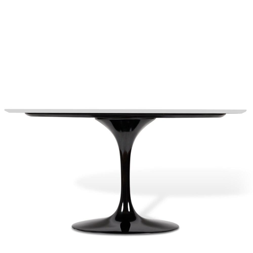 Miniatura Mesa Saarinen Tulipa Oval 120cm X 80cm Branco