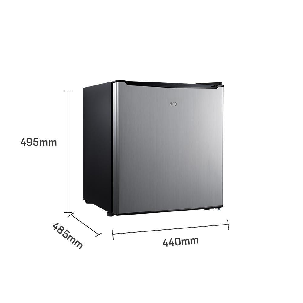 Miniatura Frigobar Geladeira HQ 47 Litros Inox HQ-47FB 127V