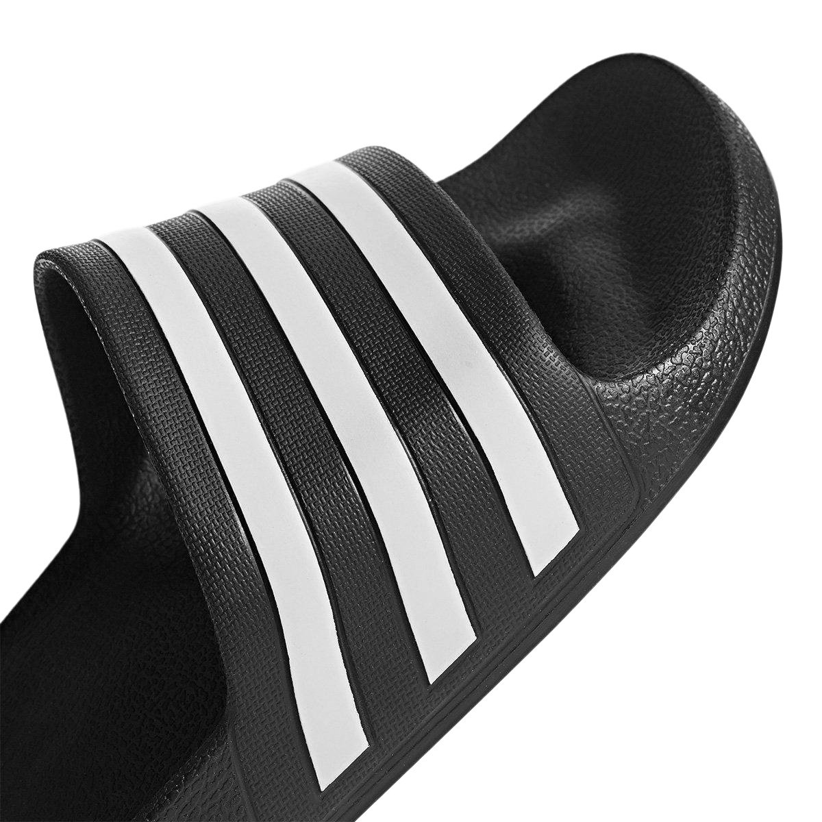 Chinelo Adidas Adilette Unissex Preto+Branco - 34/35