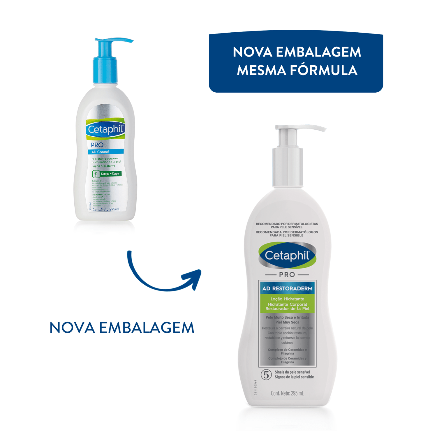 Miniatura Cetaphil Pro AD Restoraderm - Loção Hidratante 295ml