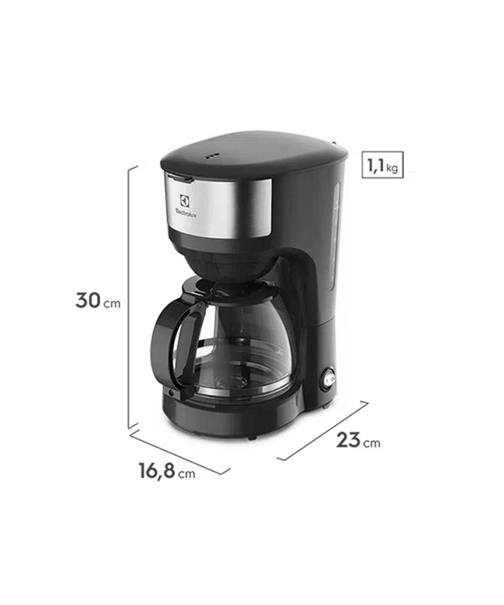 Miniatura Cafeteira Elétrica Electrolux Inox 30 Xícaras Efficient