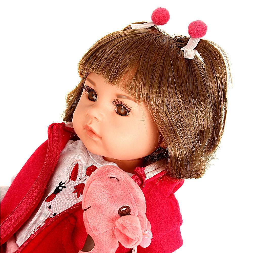 Miniatura Boneca Bebê Reborn Girafinha Menina 48Cm - 100% Silicone