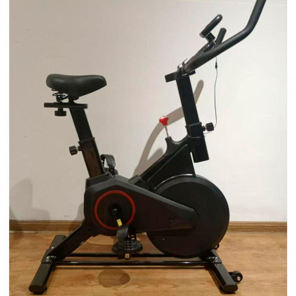 Miniatura Bike Ergométrica Roda De Inércia De 4kg + Monitor Cardiacocarga Máx 100kg Preto