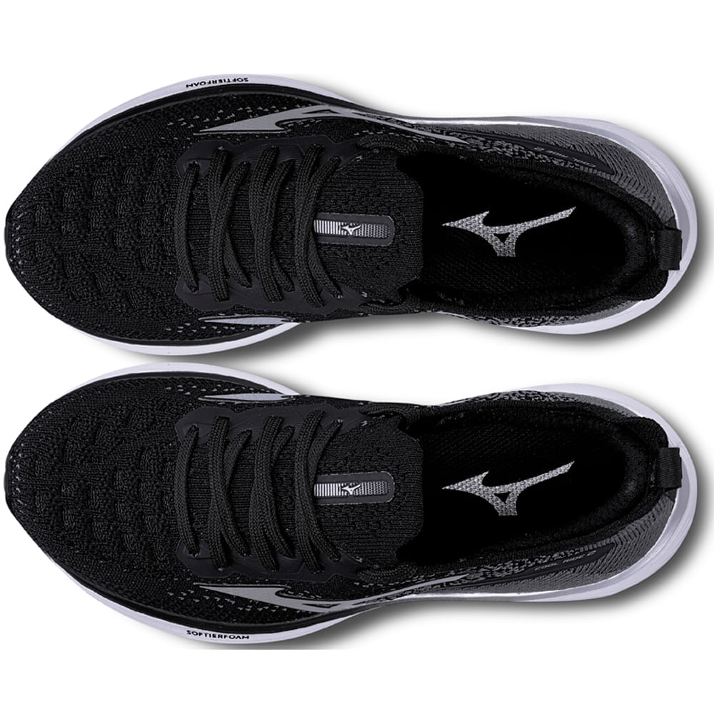 Miniatura Tênis Mizuno Cool Ride 2 Junior Preto - 28