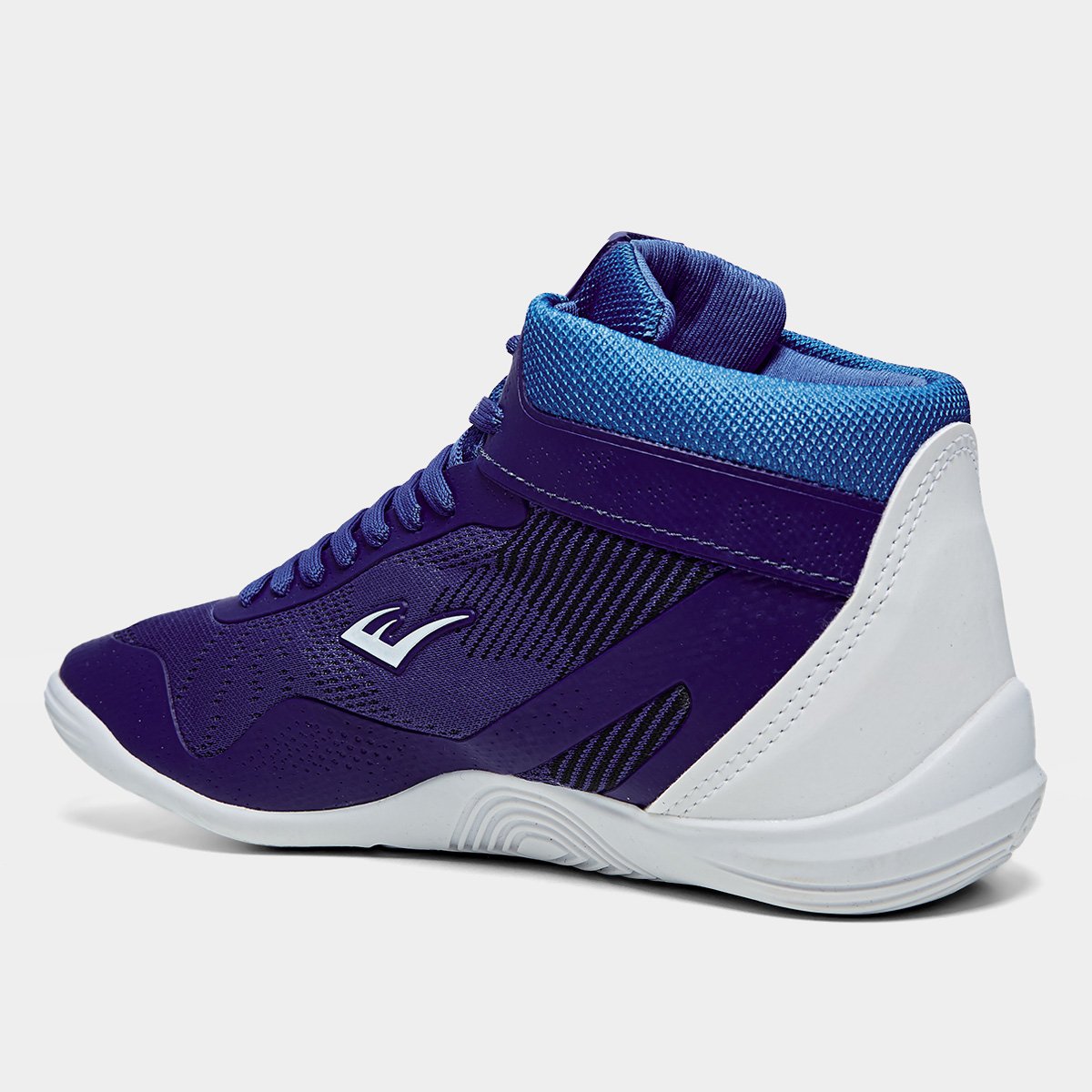 Miniatura Tênis Everlast Cano Alto Forceknit 5 Masculino Marinho+Branco - 38