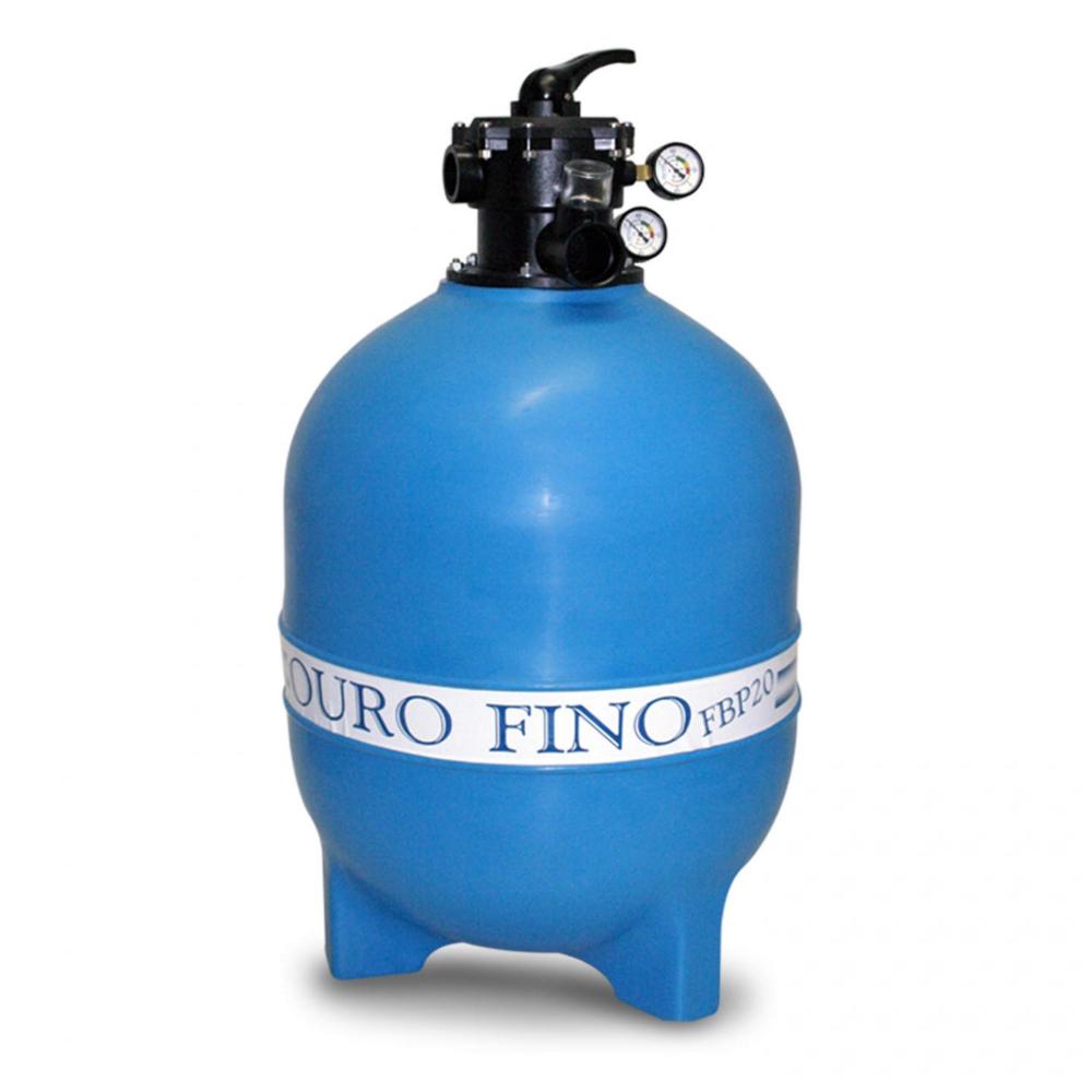 Miniatura Filtro para Piscina FBP-36 para Bomba 1.1/2 CV Ouro Fino Azul