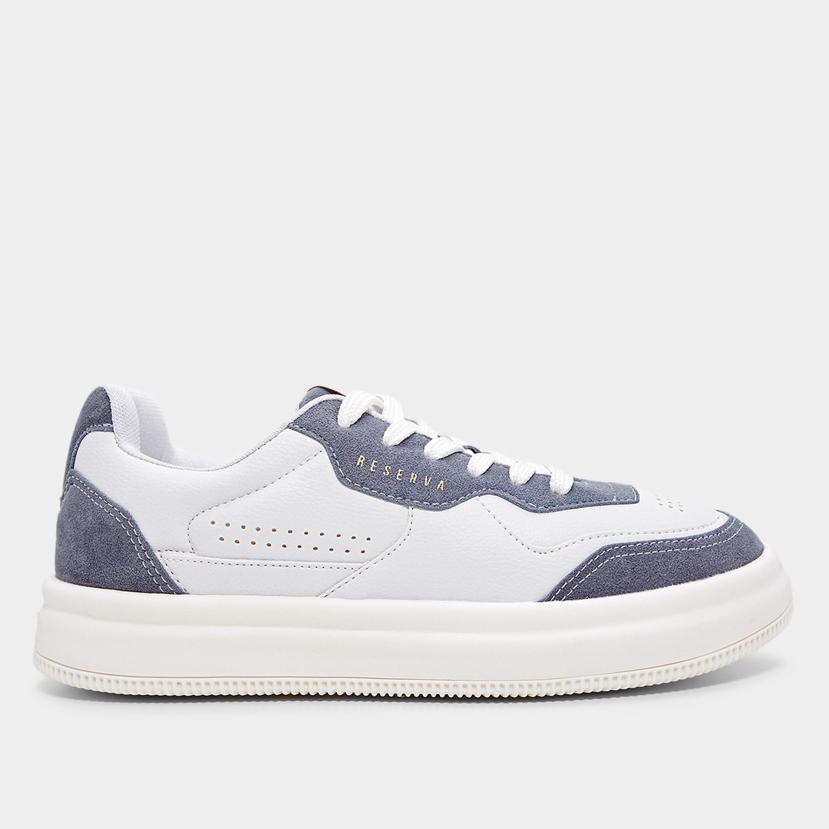 Miniatura Tênis Reserva Troy Masculino Branco+Cinza - 38