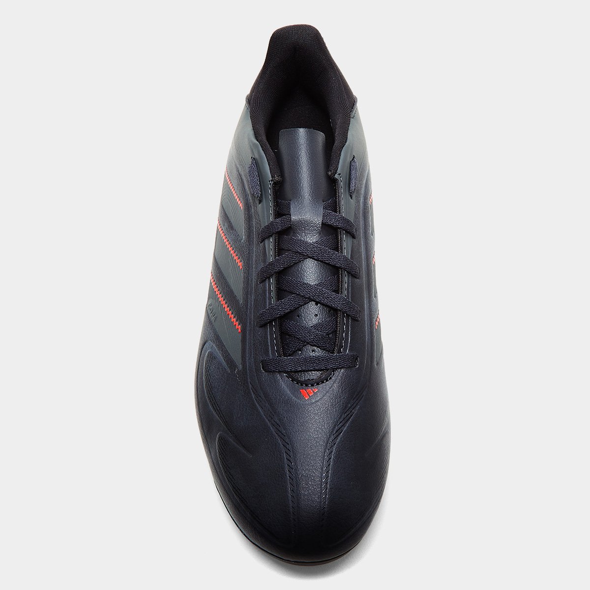 Miniatura Chuteira Campo Adidas Copa Pure III Club Unissex Preto+Vermelho - 37