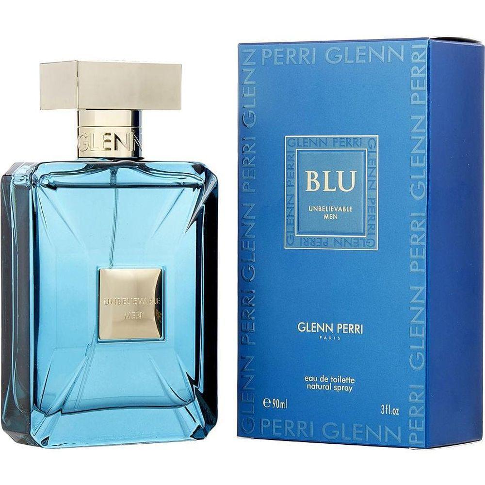 Miniatura Perfume Masculino Glenn Perri Blu Unbelievable Edt 90 Ml