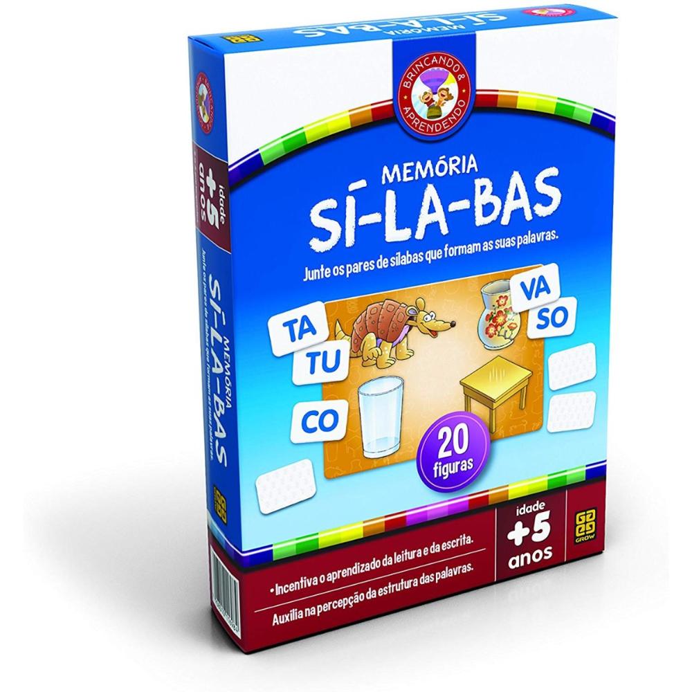 Miniatura Jogo de Memória - Sílabas