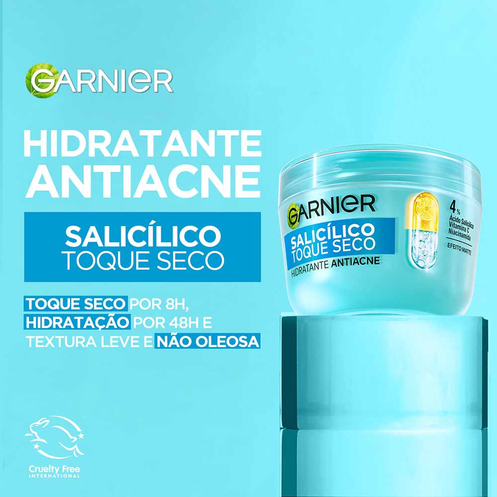 Miniatura Garnier Skin Antiacne Kit - Hidratante Facial + Sabonete Facial 3 em 1 Kit