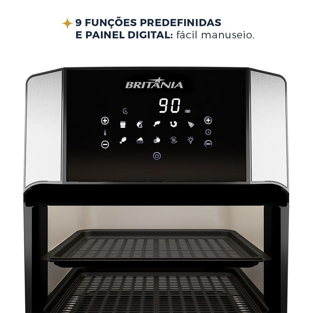 Air Fryer Britânia BFR2100P, 12 Litros 110 Volts
