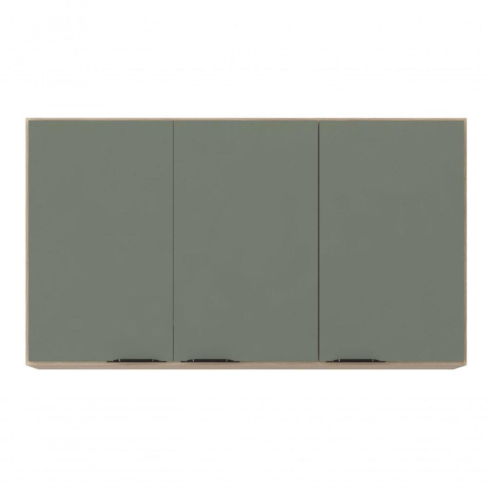 Miniatura Armário Aéreo 3 Portas 120 Cm Firenze Avena Menta 94331 Demóbile