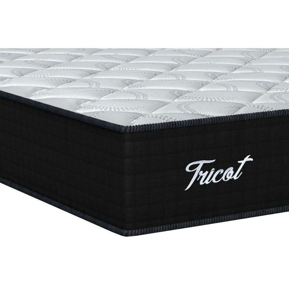Cama Box Casal: Colchão Molas Ensacadas Orthoflex Masterpocket Tricot + Base Black(138X188)