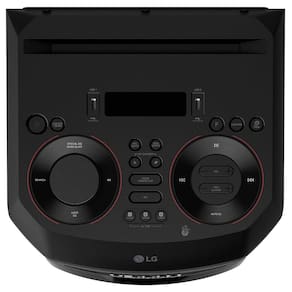 Miniatura Torre de Som Acústica LG XBOOM RNC7 com Multi Bluetooth, Karaokê, Entrada de Microfone e Guitarra