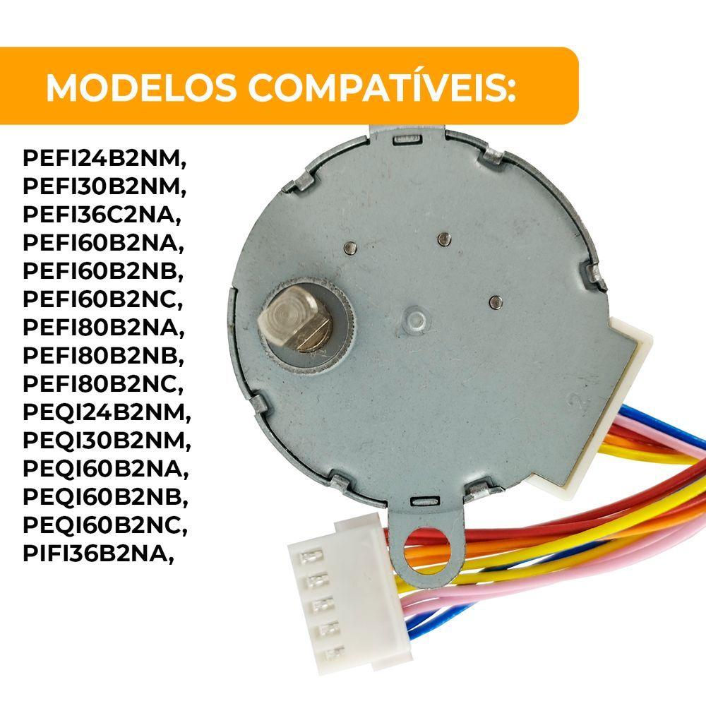 Miniatura Motor Swing De Aleta Duplo Piso Teto De 24.000 A 80.000 Btus Elgin Original