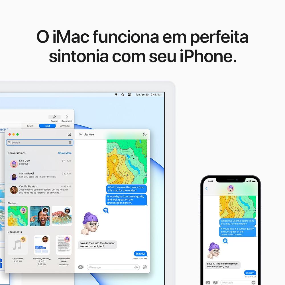 Apple iMac 24” (M1 de Apple, 8 núcleos, 8 GB RAM, 512GB SSD) - Rosa