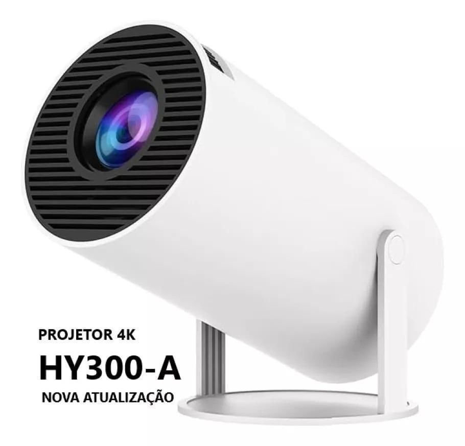 Miniatura Projetor Ultra Hd - Espelhamento Wifi 4K Cor Branco 110V/220