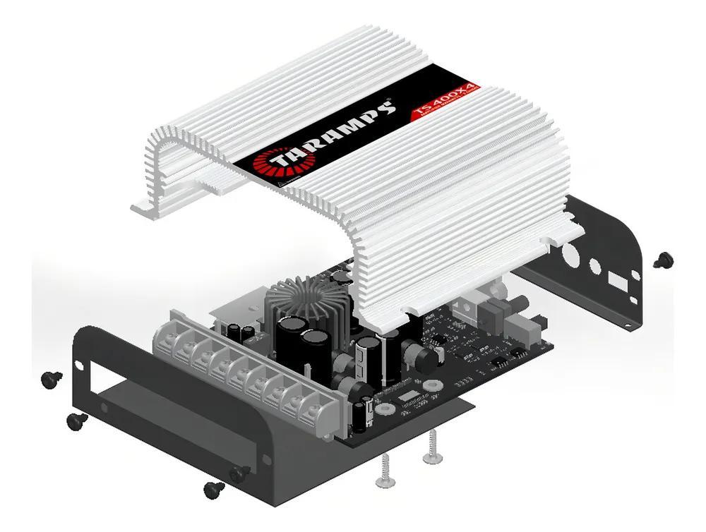 Taramps Ts400X4: Som Potente Com Entrada Fio Para Multimídia