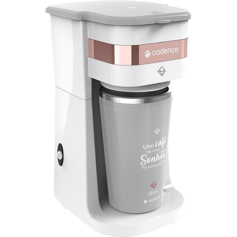 Cafeteira Elétrica Cadence Dream Rosé Gold Com Copo Térmico 110V