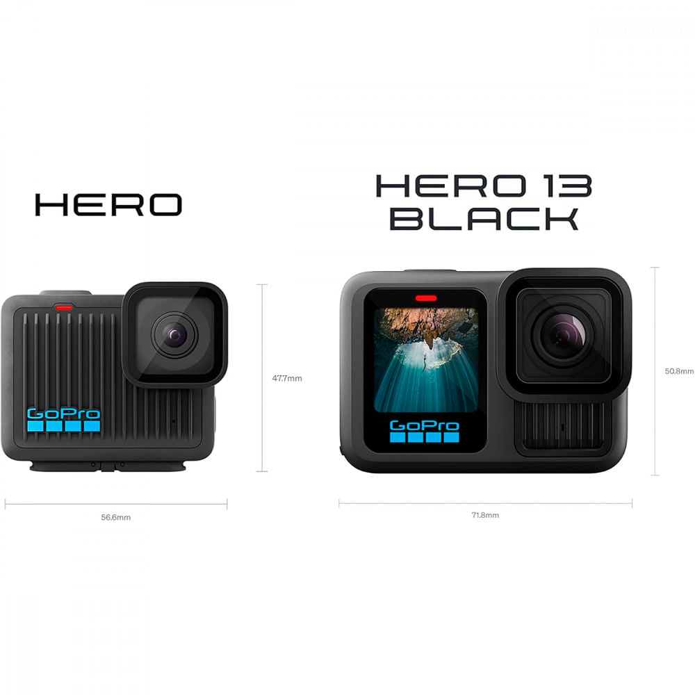 Miniatura Câmera GoPro HERO 4K HDR Preto - CHDHF-131-AT 2497!x!Novo - Preto - Garantia do Fabricante