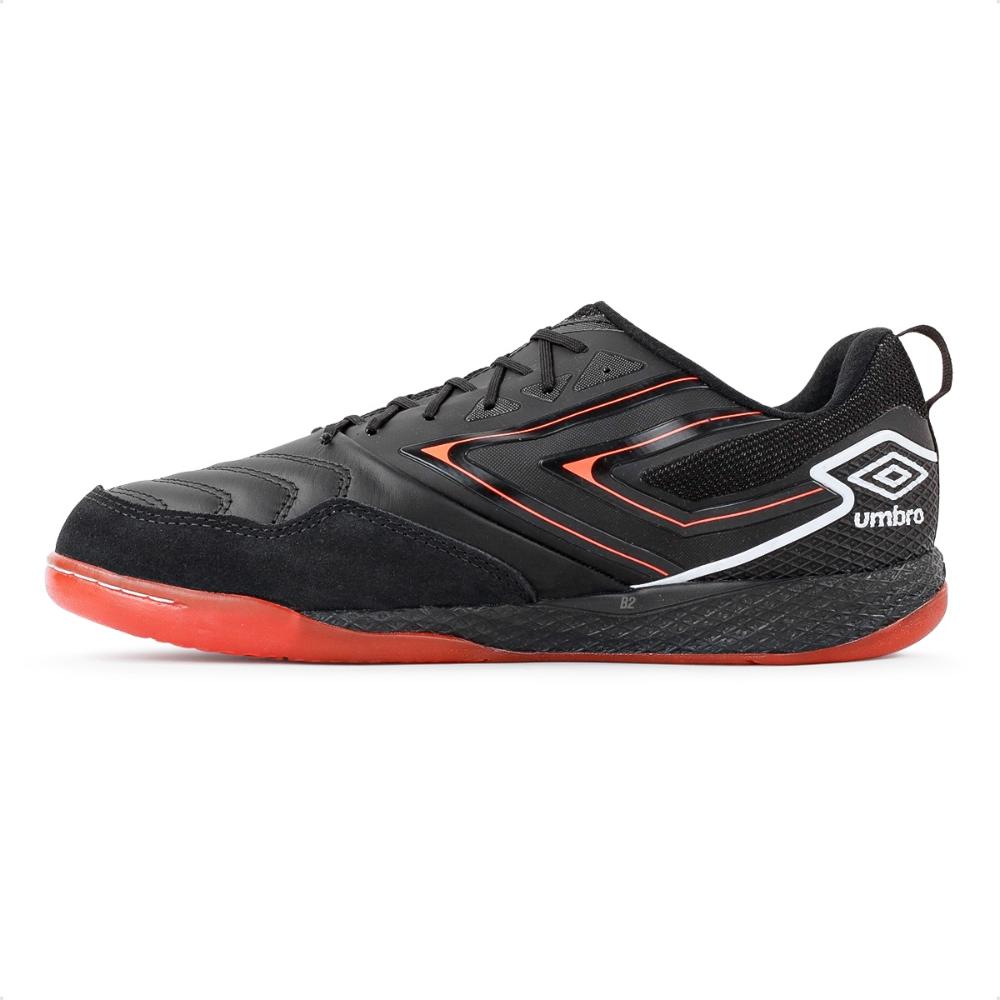 Miniatura Chuteira Futsal Umbro Pro 5 Bump Masculina Preto / Laranja - 41