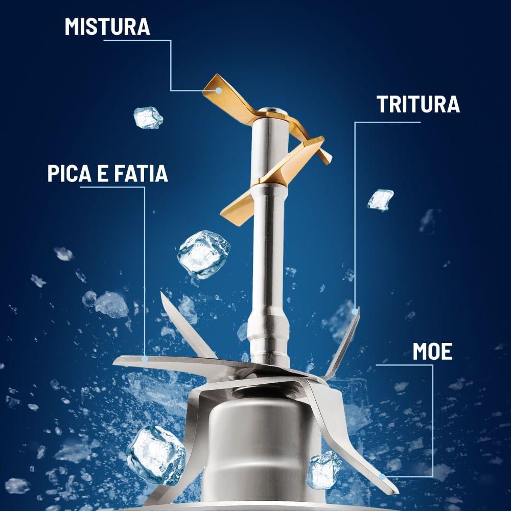 Kit Liquidificador Xtreme Mix E Máquina De Waffle Oster 220V