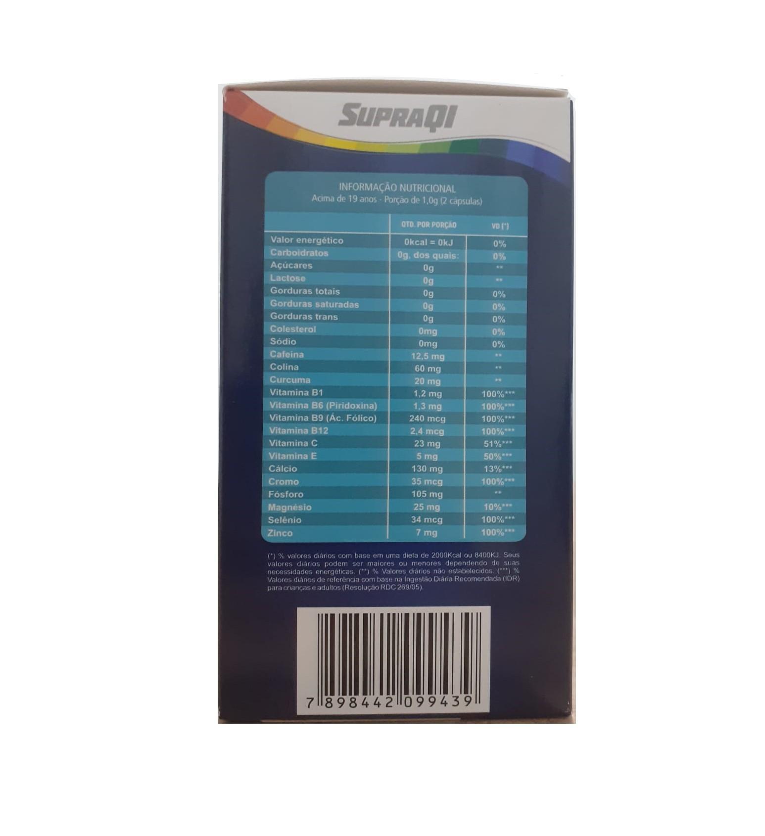 Miniatura Supra Qi Memória 60Cáps. 500Mg