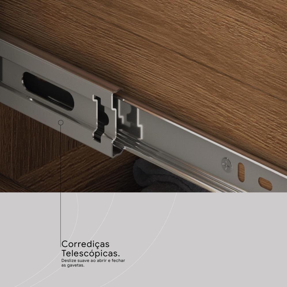 Miniatura Armário Multiuso Sapateira 2 Portas Com Espelho E 1 Gaveta Grife Amêndola Touch
