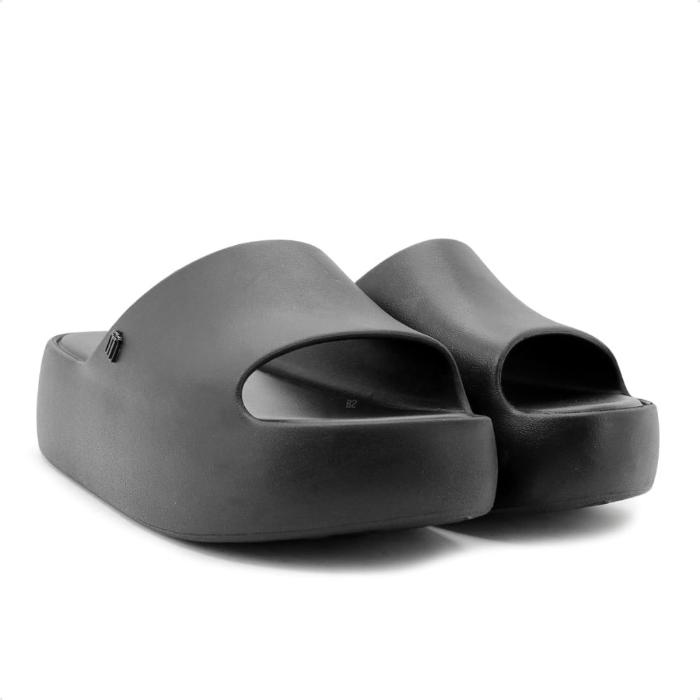 Miniatura Chinelo Slide Melissa Free Plataforma Feminina Preto - 33/34