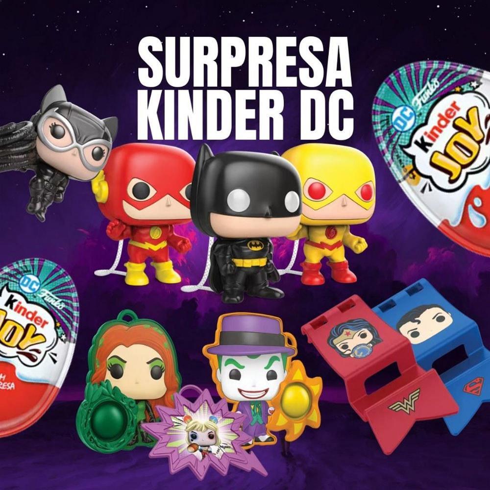 Miniatura Chocolate Kinder Joy Dc Funko Pop 20G