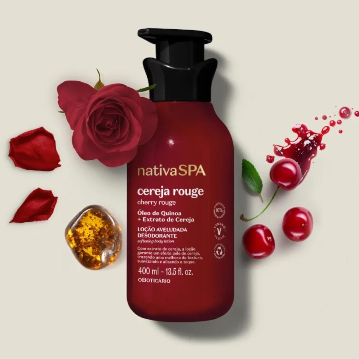 Miniatura Nativa Spa Cereja Rouge Hidratante Corporal 400Ml Boticário