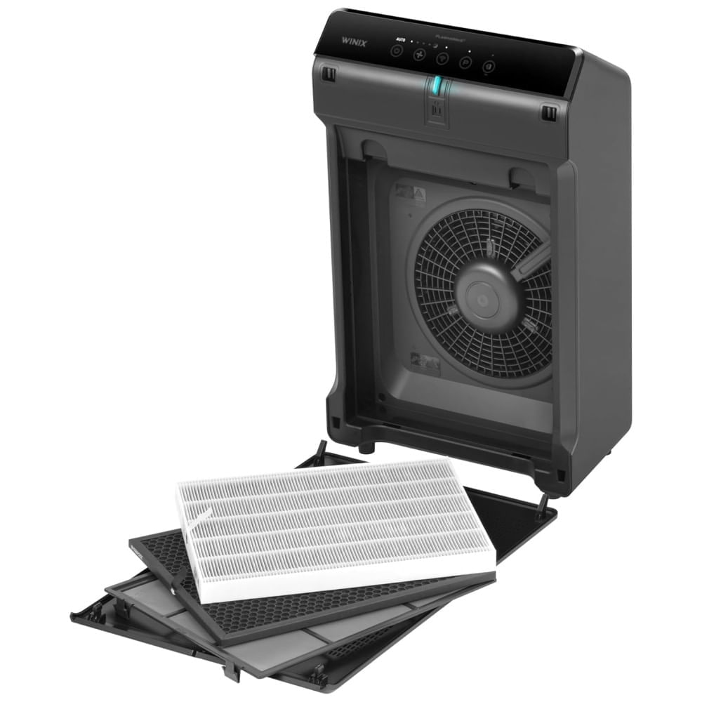 Miniatura Purificador de Ar Winix 5520 para Ambientes Amplos de até 175m² em 1h com Monitor de Qualidade do Ar, Filtro True HEPA e Filtro de Carbono