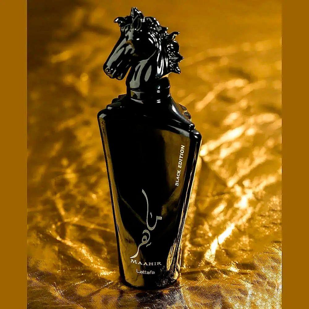 Miniatura Lattafa Maahir Black Edition Eau De Parfum - Perfume Unissex 100ml 100ml