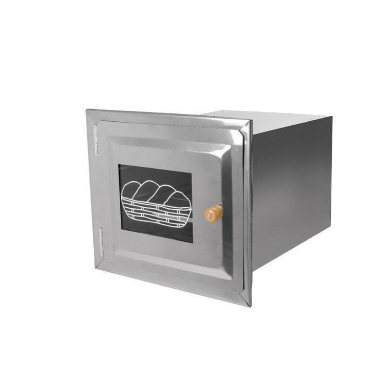 Miniatura Forno De Fogão A Lenha Embutir Com Frente De Vidro Aço Nº 3