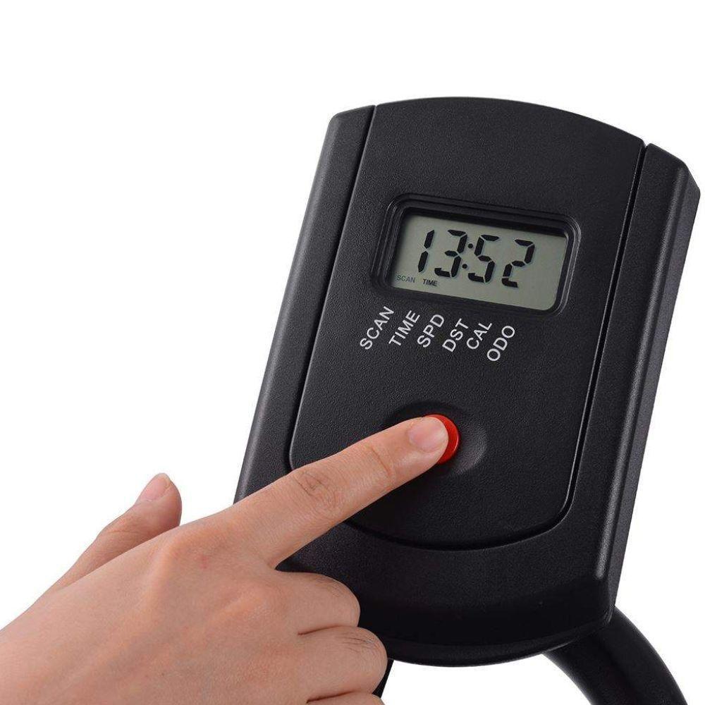 Bicicleta Spinning Bike Ergometrica Semi Profissional 120kg Ciclo Computador Digital Lcd Roda