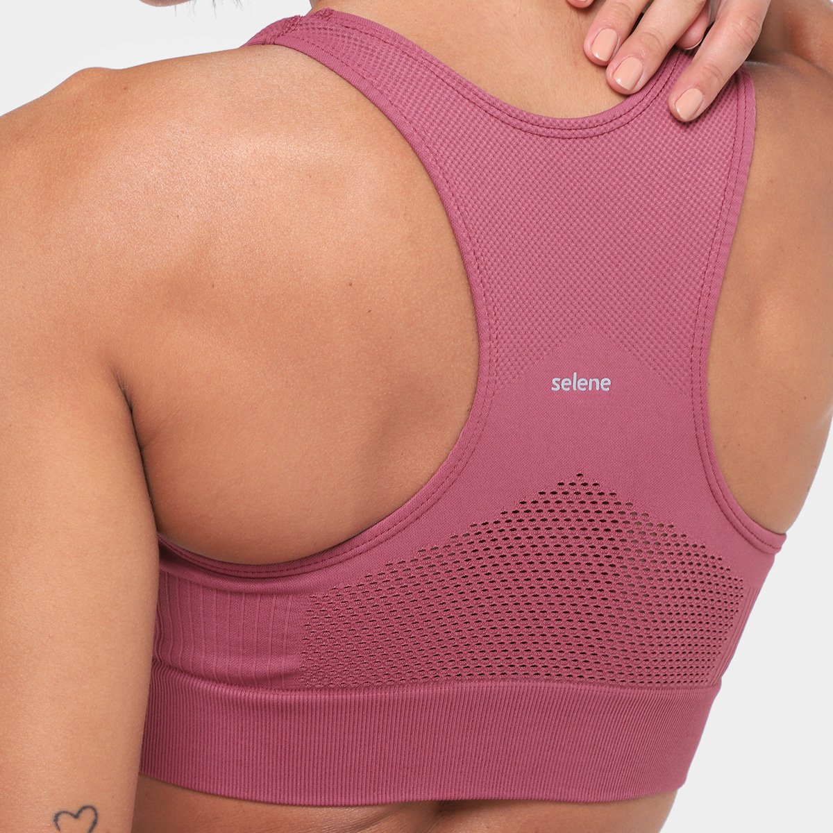 Miniatura Top Selene Nadador Feminino Bordô - G