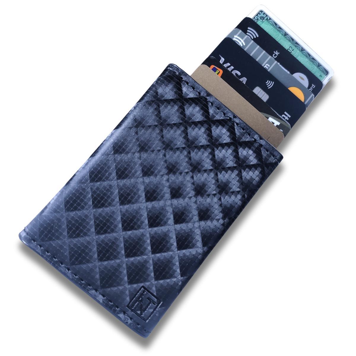 Miniatura Carteira De Couro Pu Sintetico Slim Mini Modelo Exclusive Br