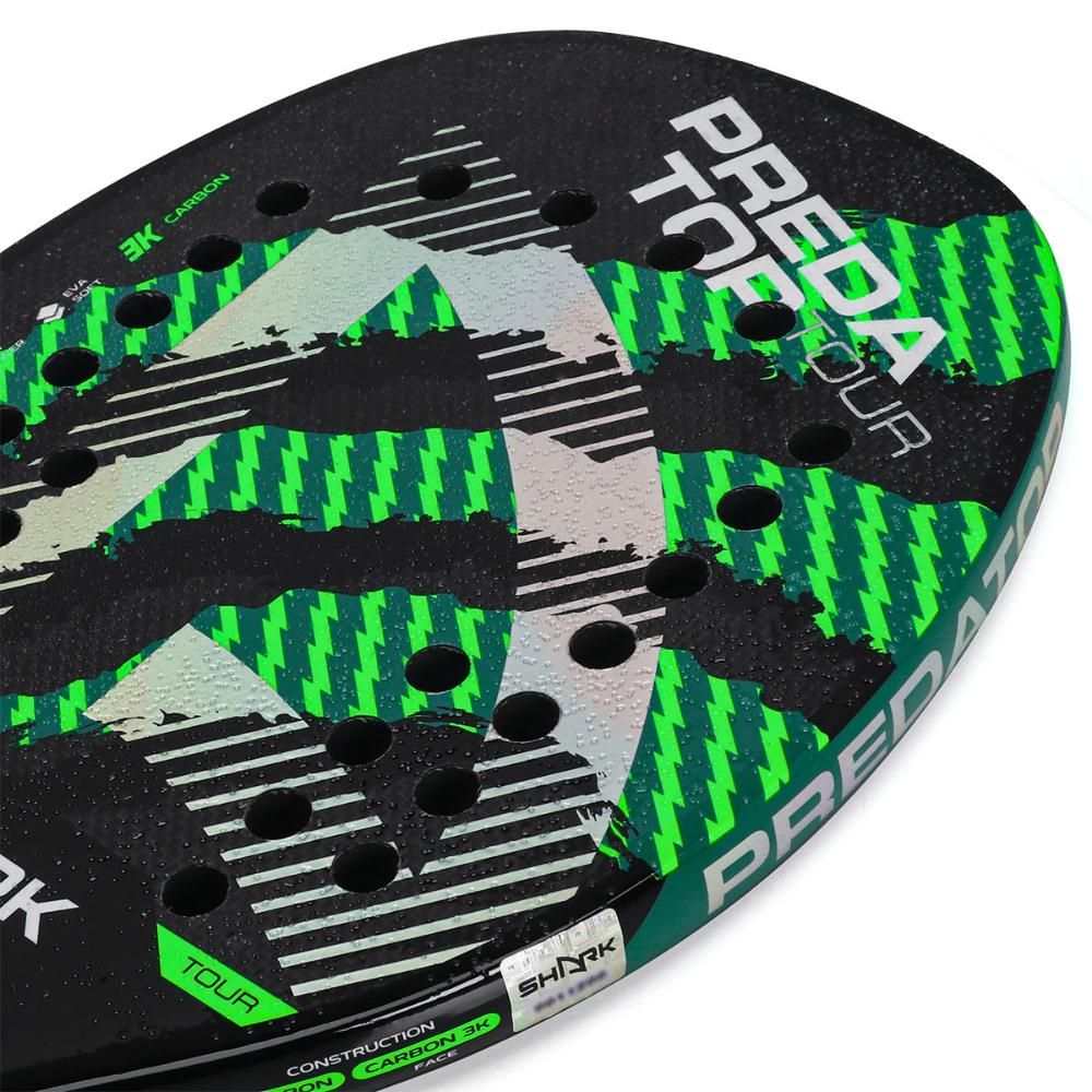 Miniatura Raquete de Beach Tennis Shark Predator Tour 20mm - Edição Limitada