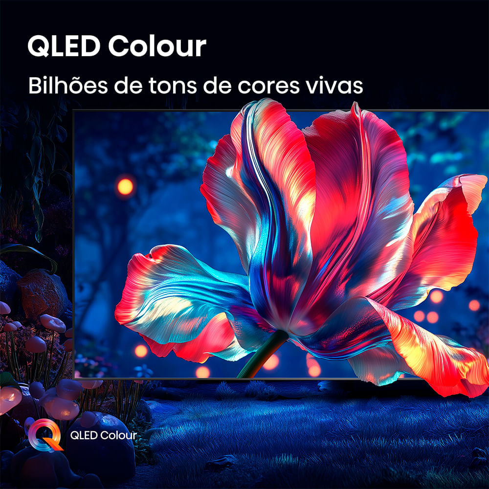 Smart TV 4K Hisense QLED 100” Polegadas com Subwoofer Embutido, Modo Jogo Pro, 144Hz e Wi-Fi - 100Q7QG Bivolt