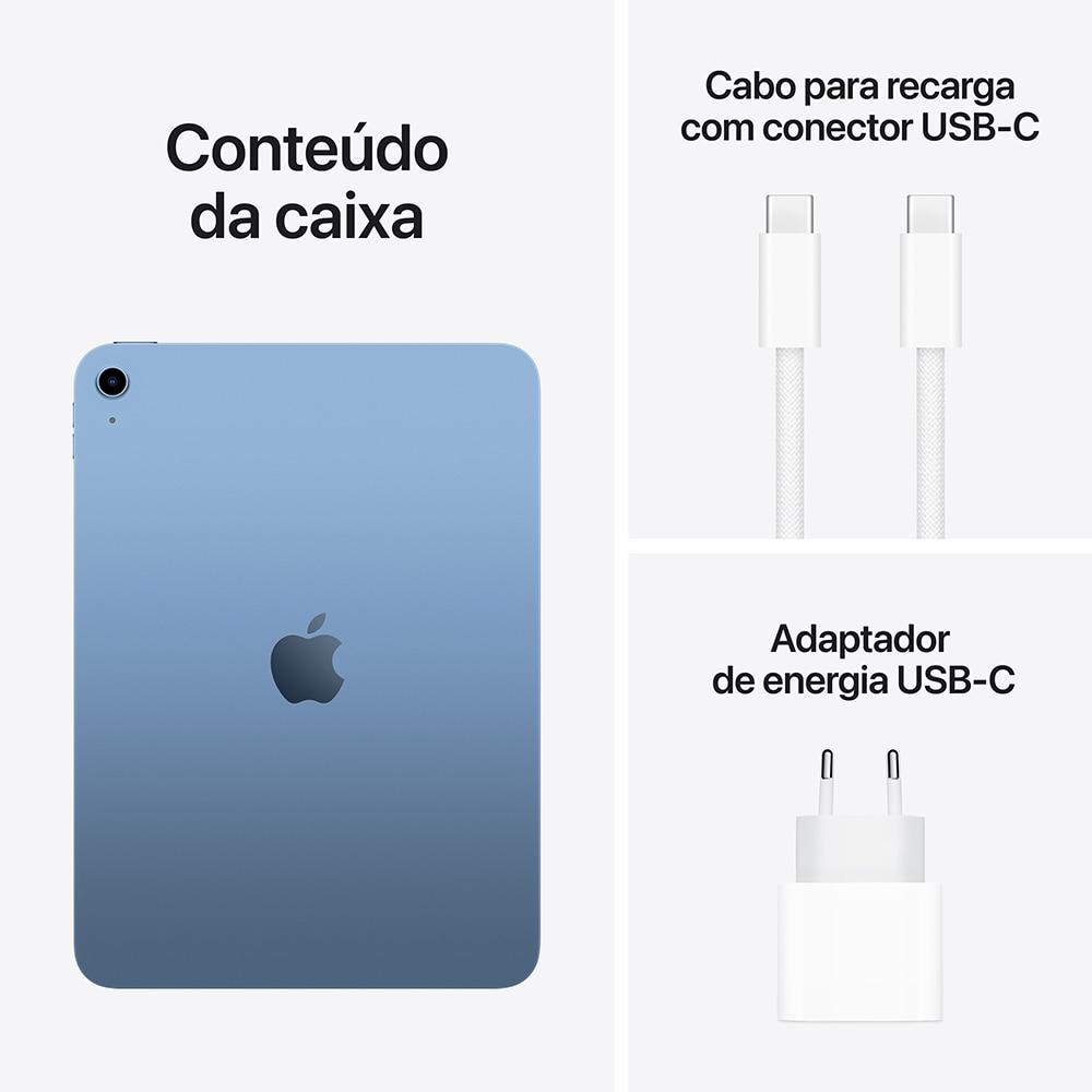 Apple iPad 11ª geração, chip A16, Wi-Fi, 128GB - Azul