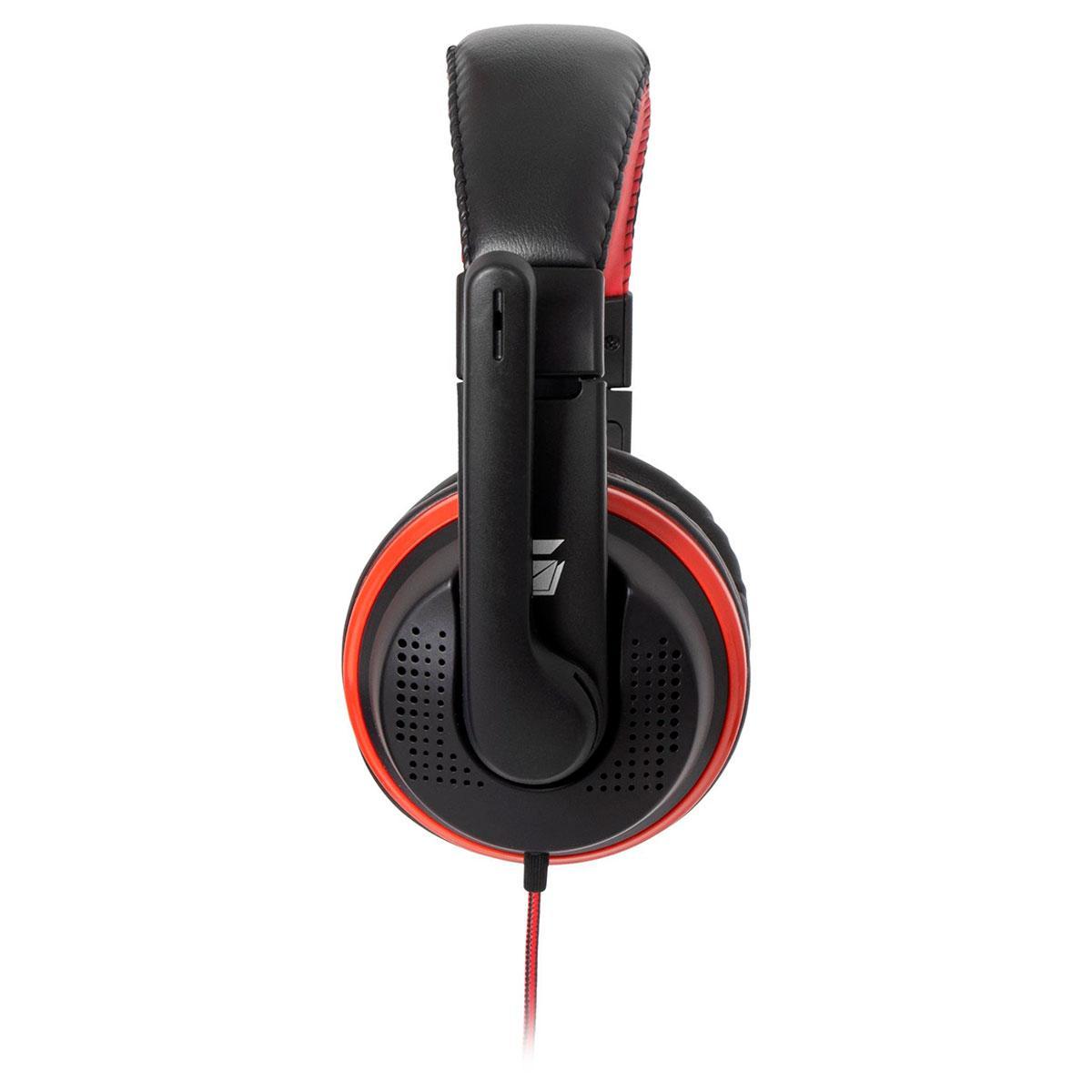 Miniatura Headset Gamer Fortrek Spider Black, P3 + Adaptador P2,