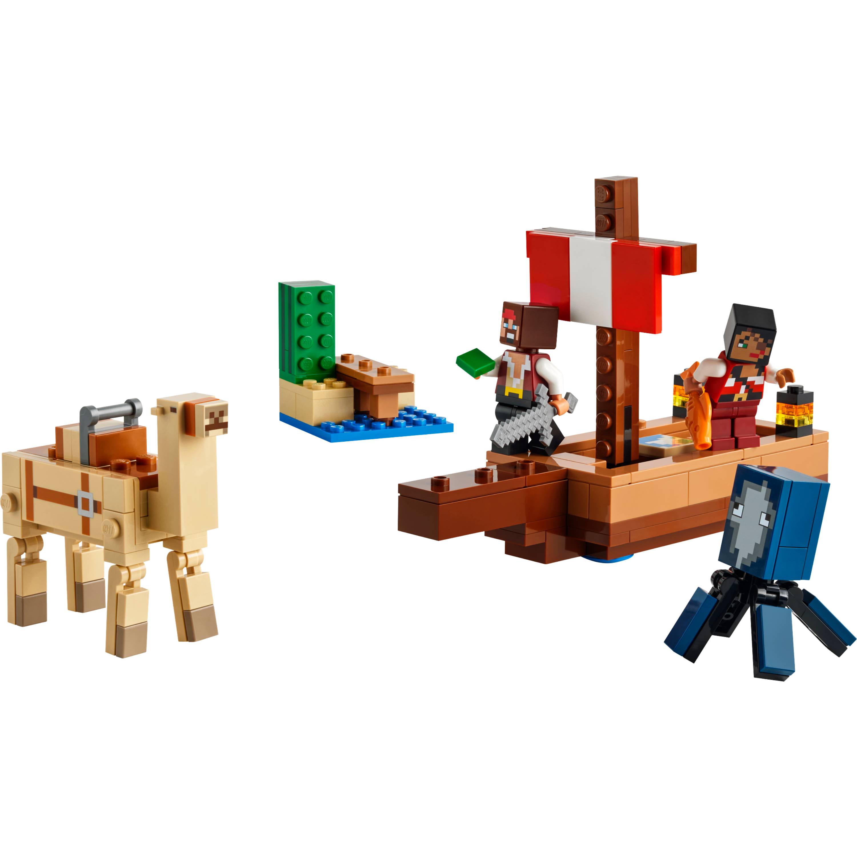 Miniatura LEGO Minecraft - A viagem do navio pirata