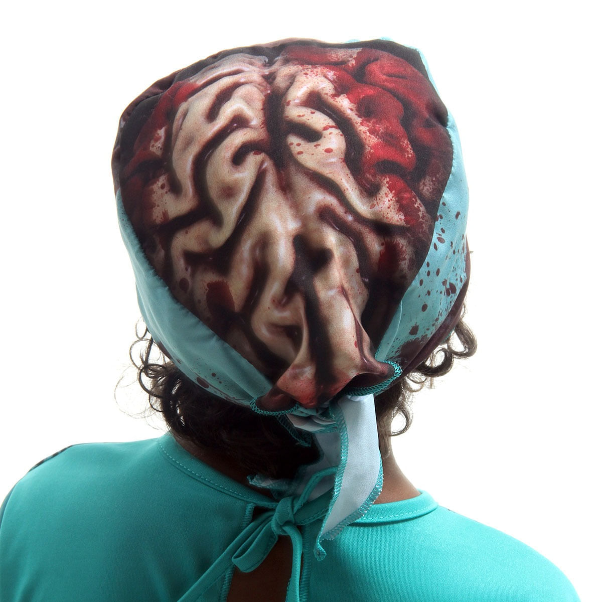 Miniatura Fantasia Médico Zumbi Infantil com Bandana - Halloween G