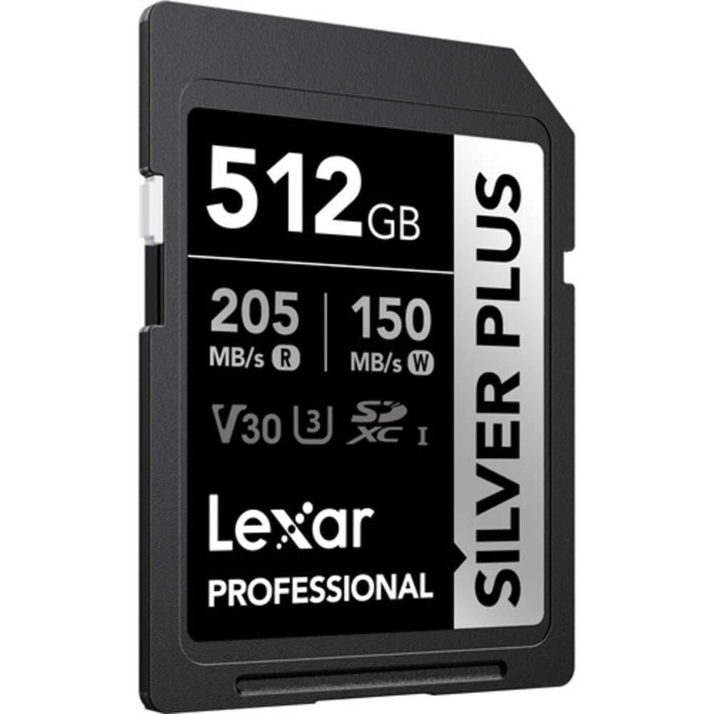 Miniatura Cartão Memória Lexar Sd Xc 512Gb 205Mb/S Uhs-I V30 Silver