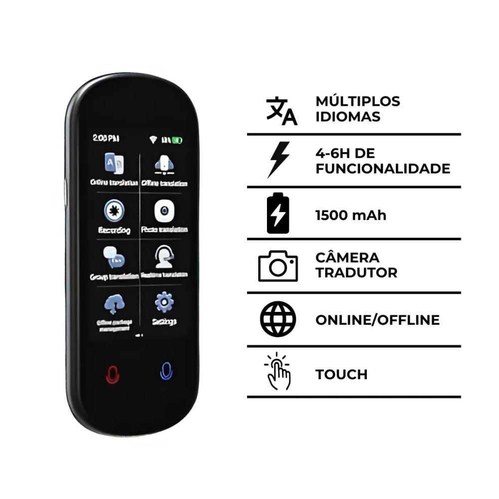 Miniatura Dispositivo Tradutor De Idiomas Online E Offline 157 Idiomas