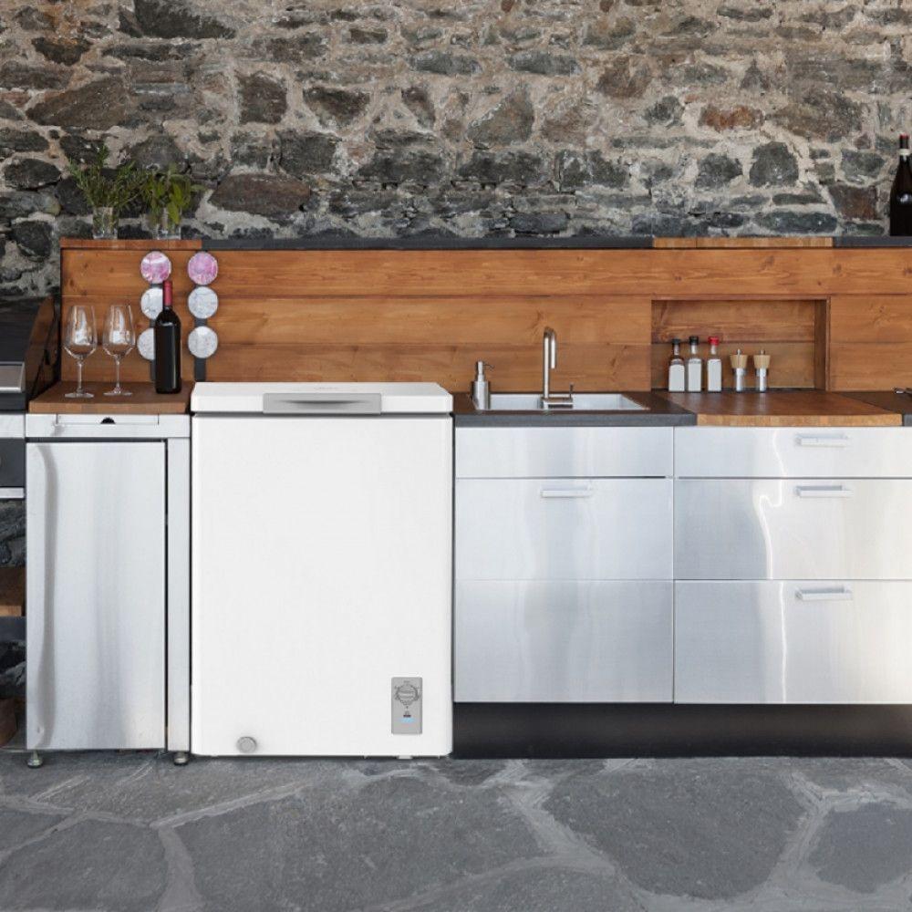 Miniatura Freezer Horizontal Midea 100 Litros 1 Porta Cfa10b1 Branco 110v