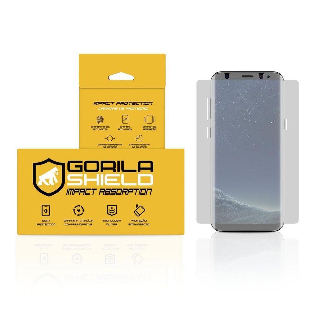 Miniatura Película Nano Gel Dupla Para Galaxy S8 Plus ? Gorila Shield (Cobre Toda Tela)