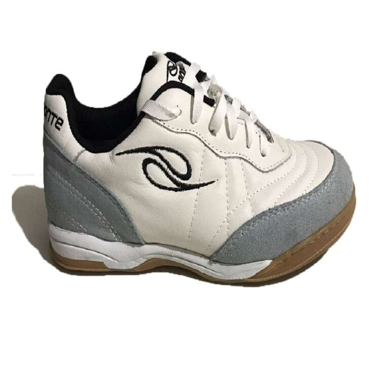 Miniatura Tenis Indoor Dalponte Pro Couro - BCO/CINZA 43